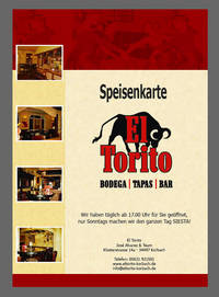 Speisenkarte El Torito Korbach